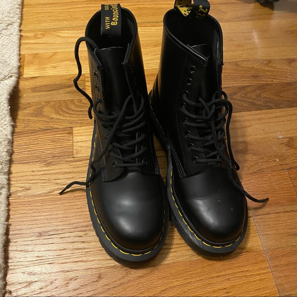 1460 BEX SMOOTH LEATHER PLATFORM BOOTS
